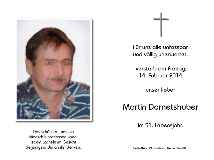 Martin  Dornetshuber