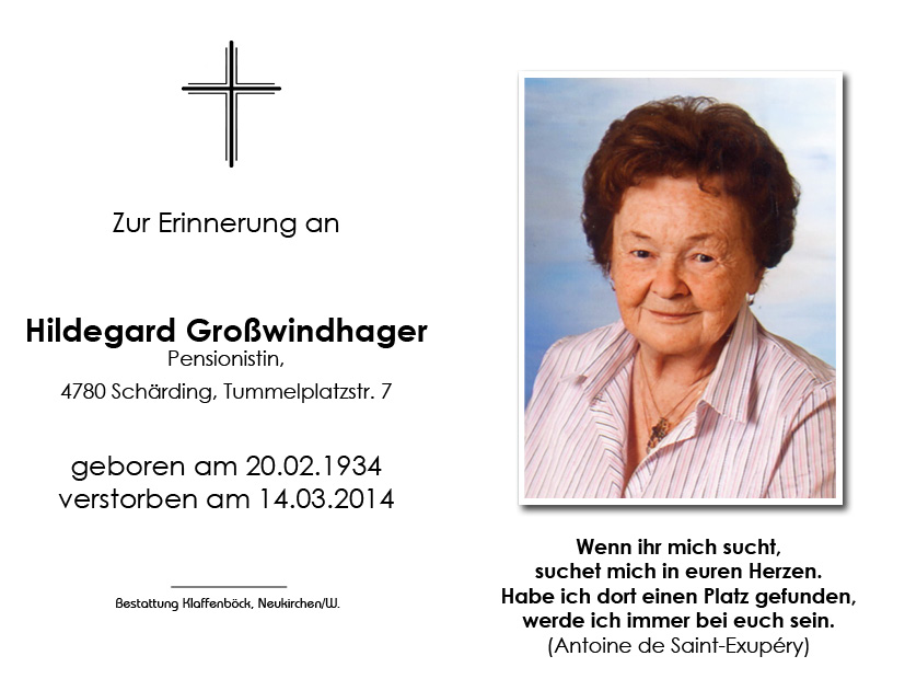 Hildegard  Großwindhager