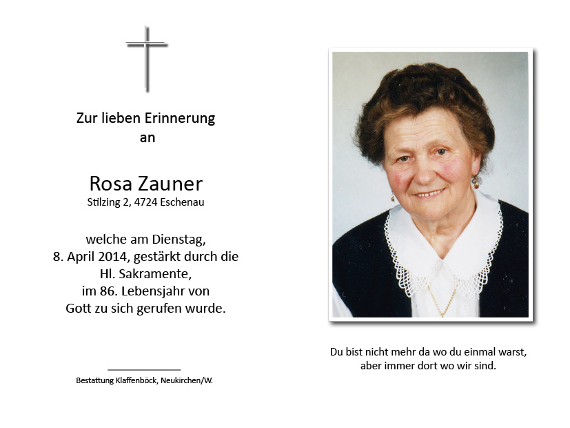 Rosa  Zauner