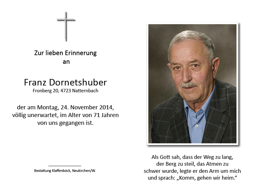 Franz  Dornetshuber