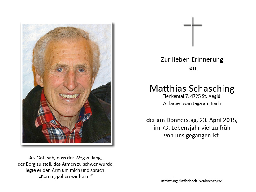 Matthias  Schasching