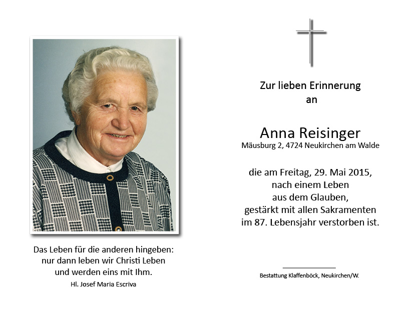 Anna  Reisinger
