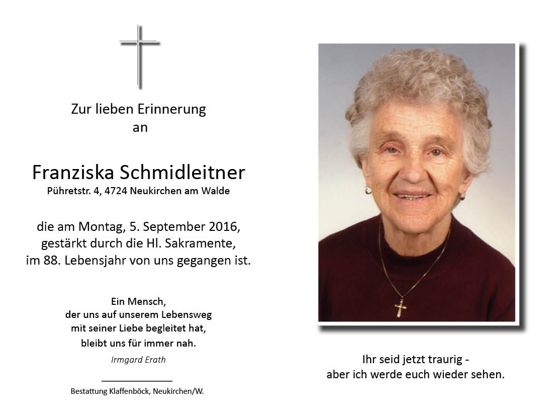 Franziska  Schmidleitner