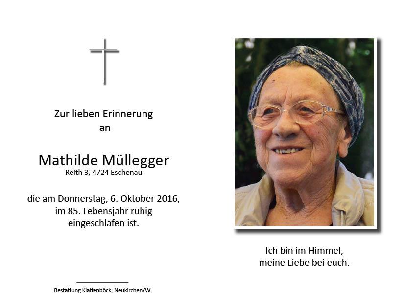 Mathilde  Müllegger