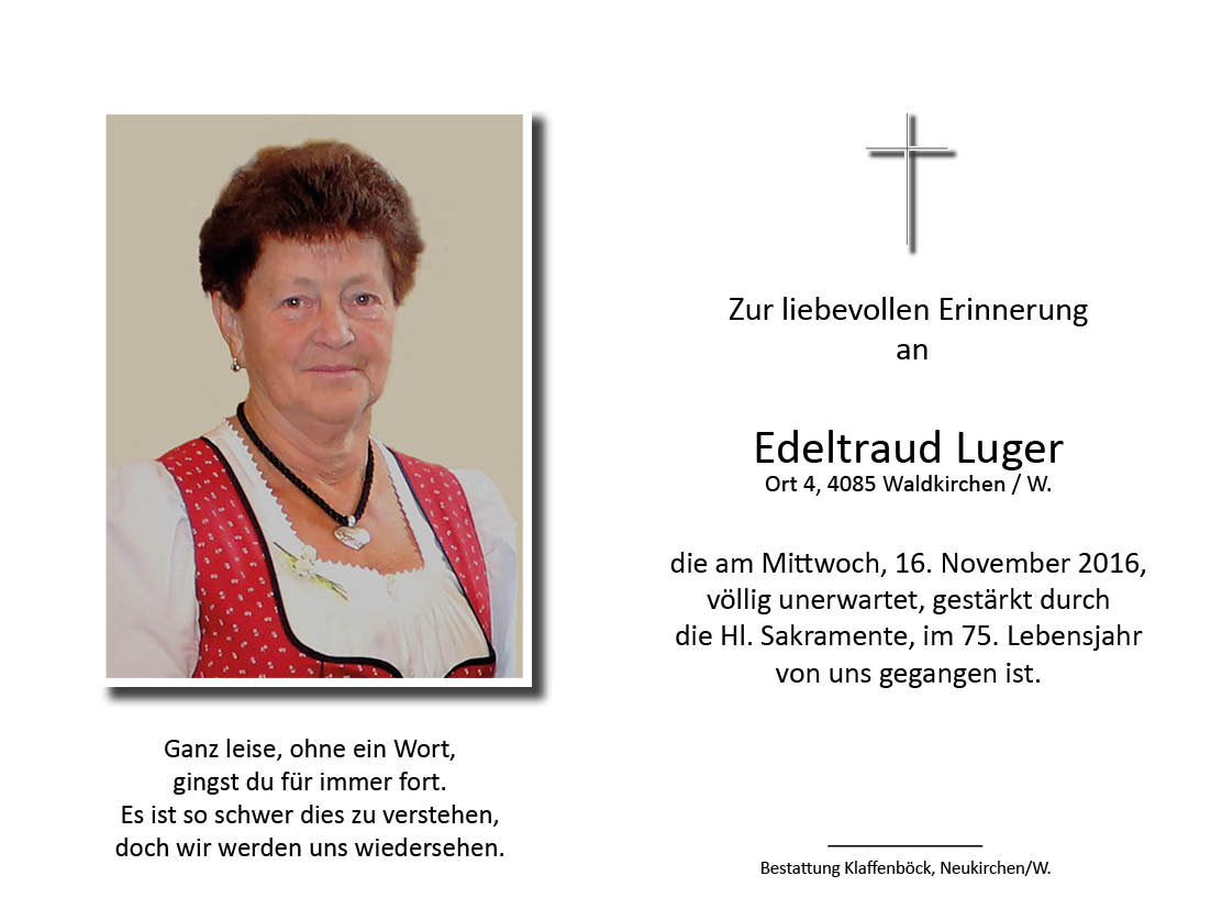 Edeltraud  Luger