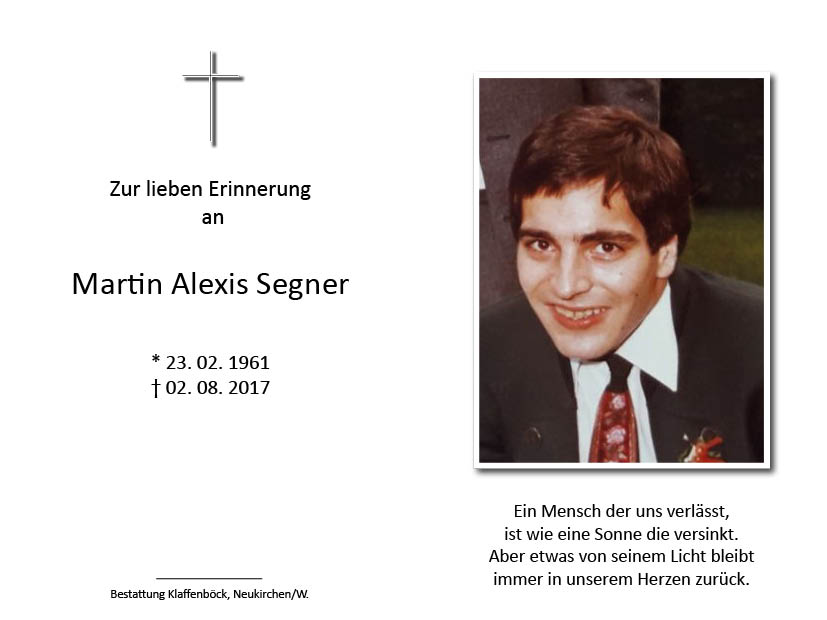 Martin Alexis  Segner