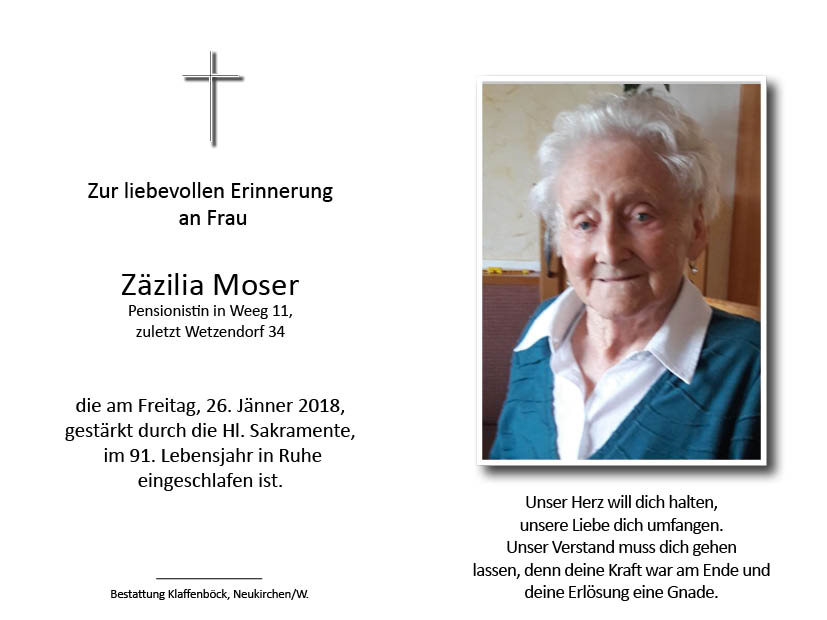 Zäzilia  Moser