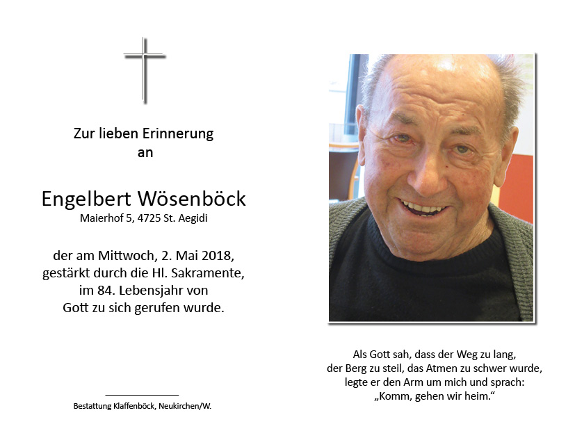 Engelbert  Wösenböck