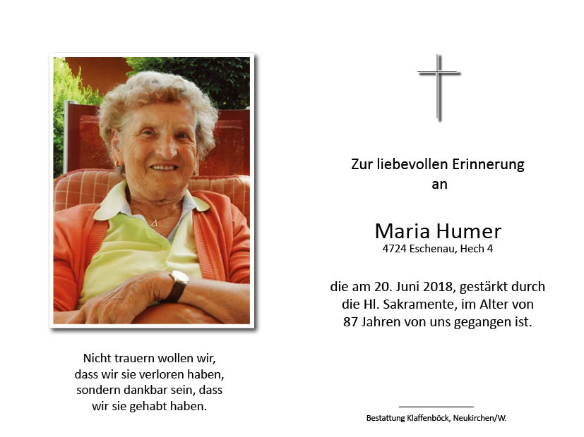Maria Humer
