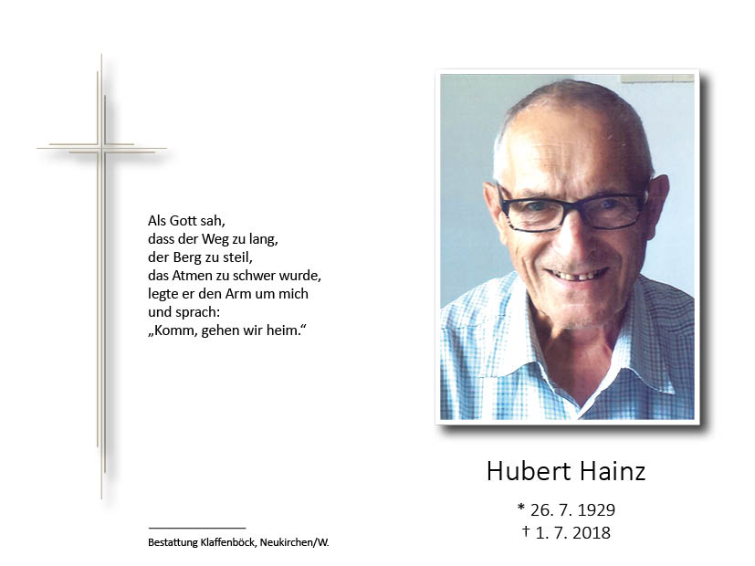 Hubert Hainz sen.