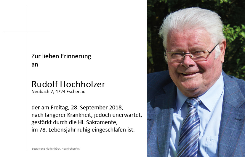 Rudolf  Hochholzer