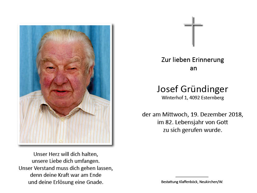 Josef  Gründinger