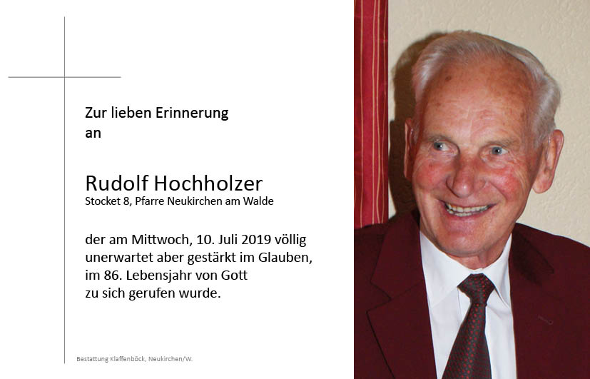 Rudolf  Hochholzer