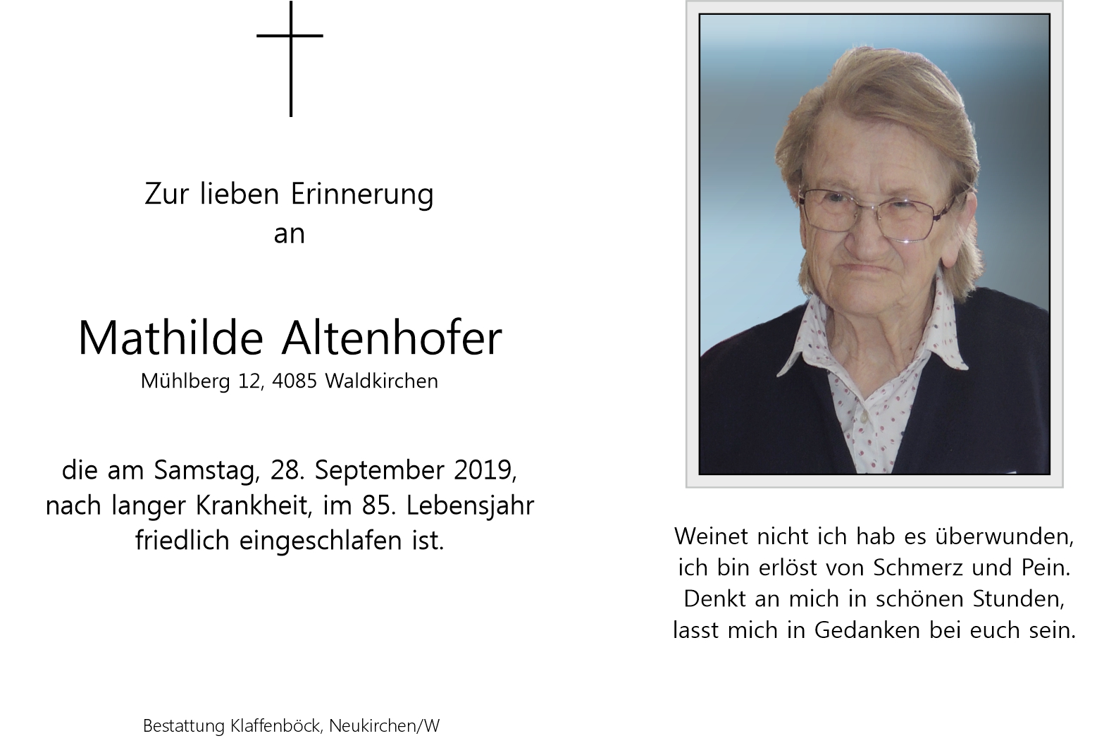 Mathilde  Altenhofer