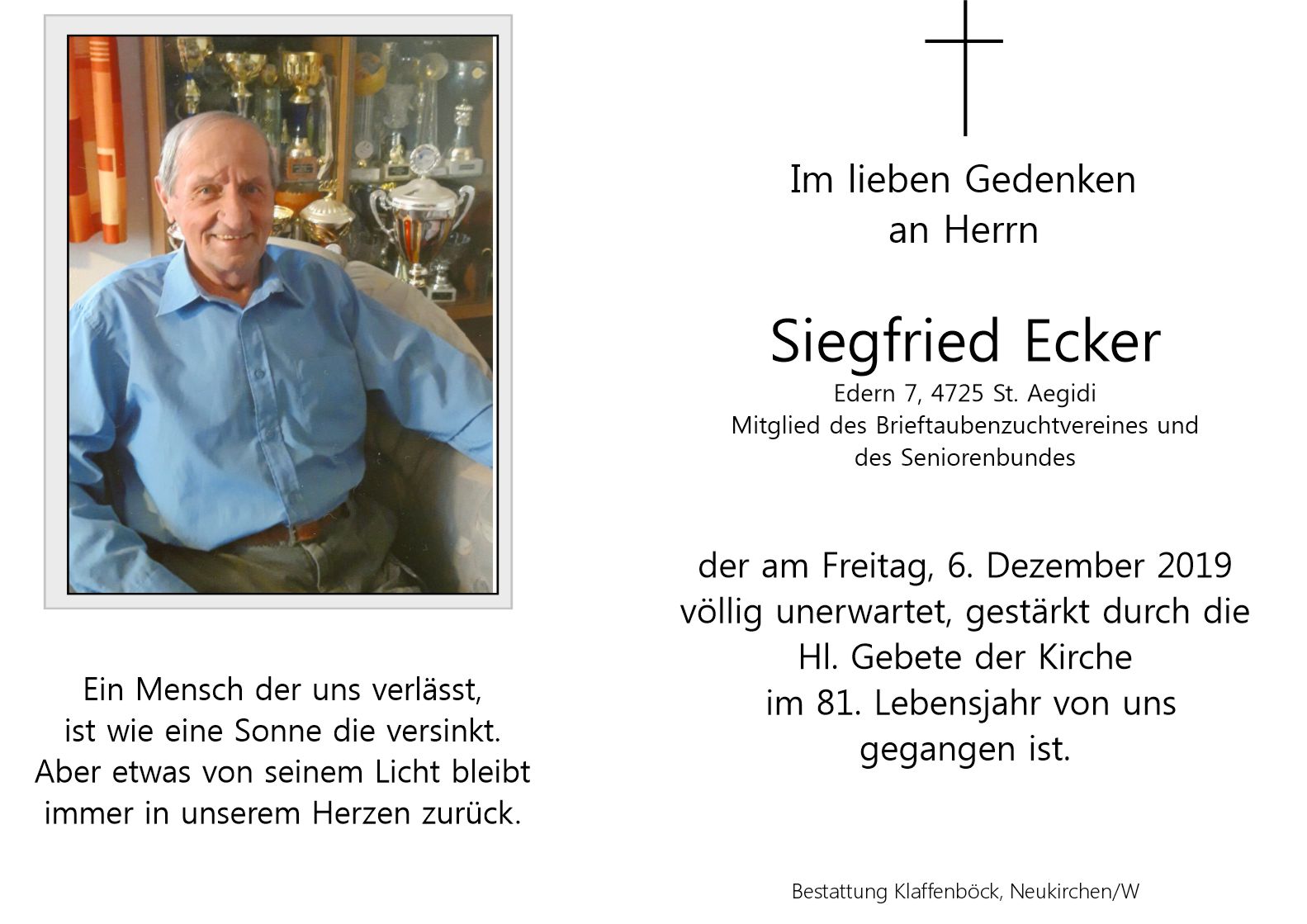 Siegfried Ecker