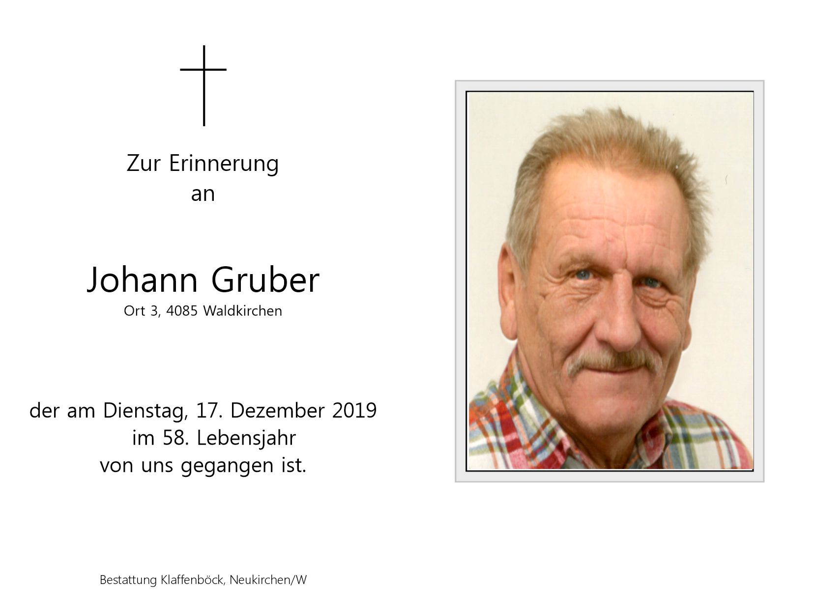 Johann Gruber