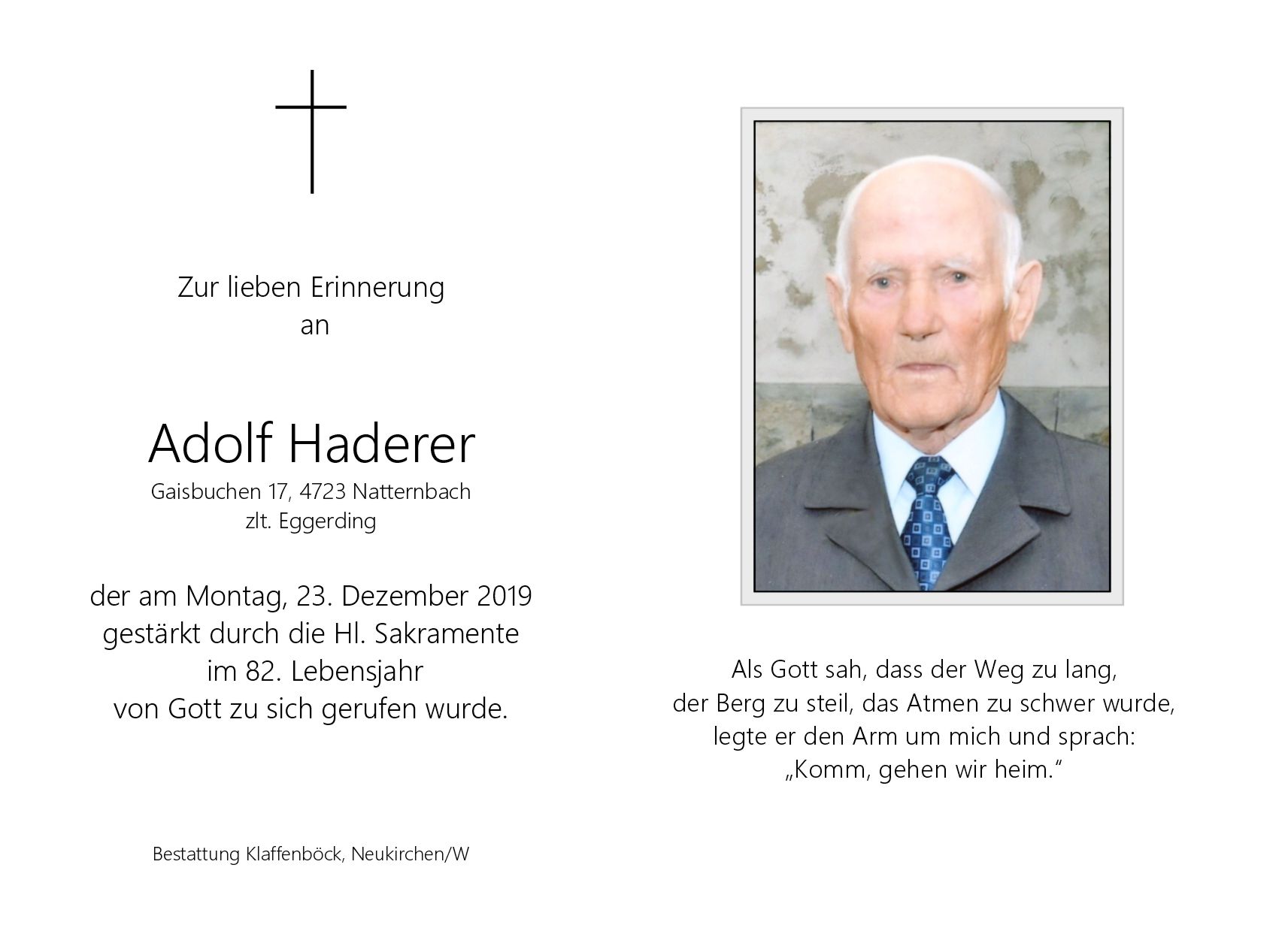 Adolf Haderer