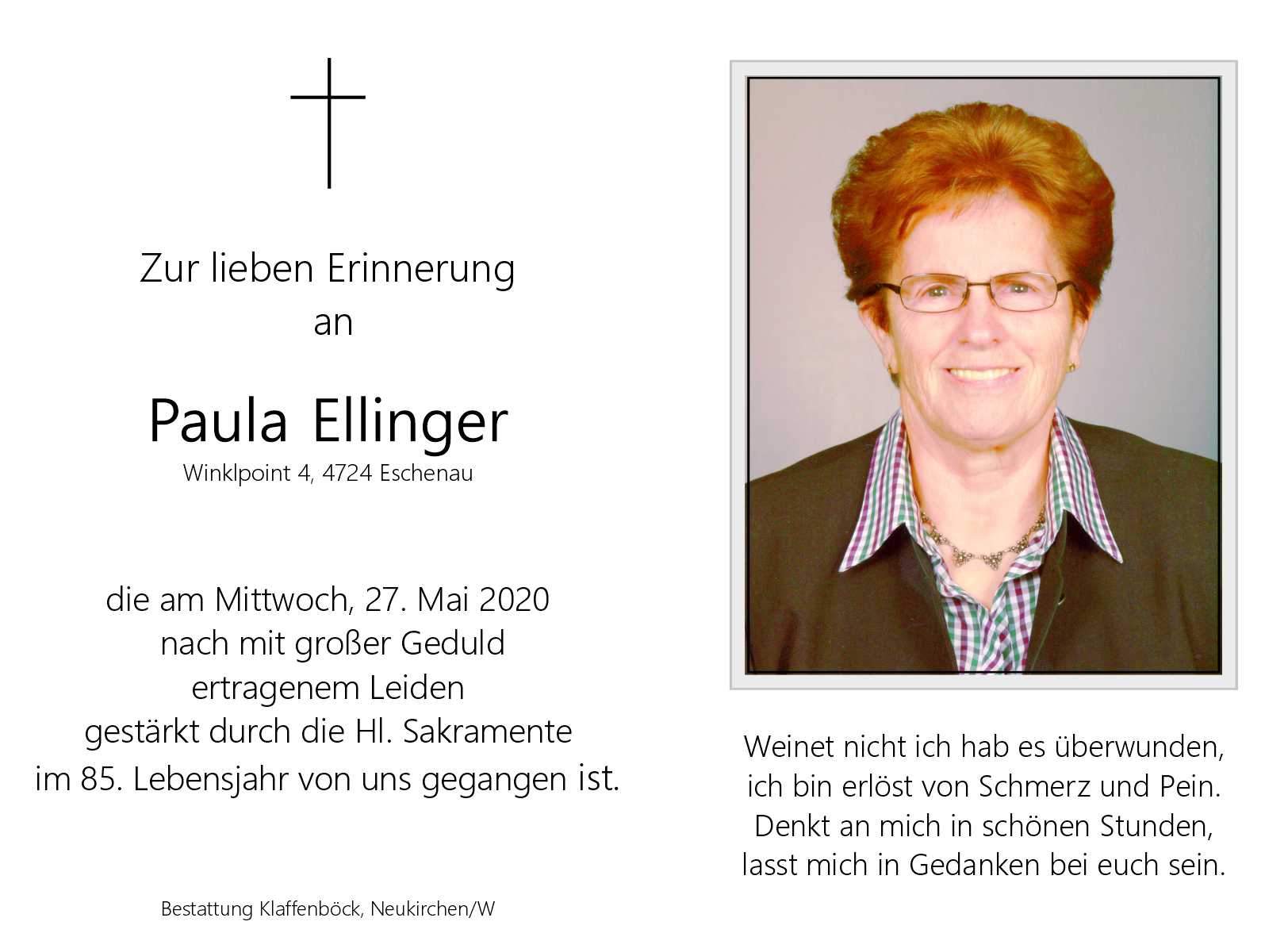 Paula  Ellinger