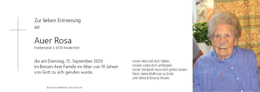 Rosa  Auer