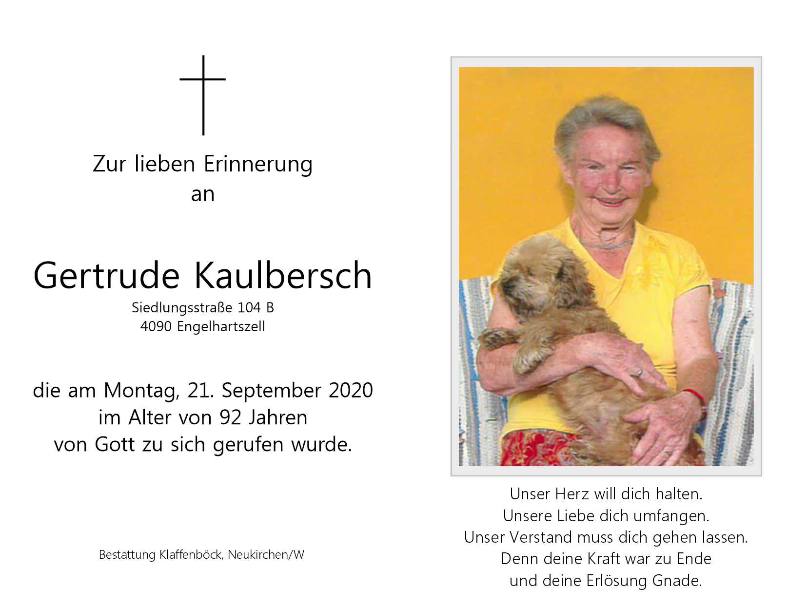 Gertrude  Kaulbersch