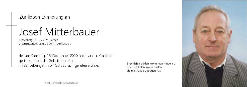 Josef  Mitterbauer