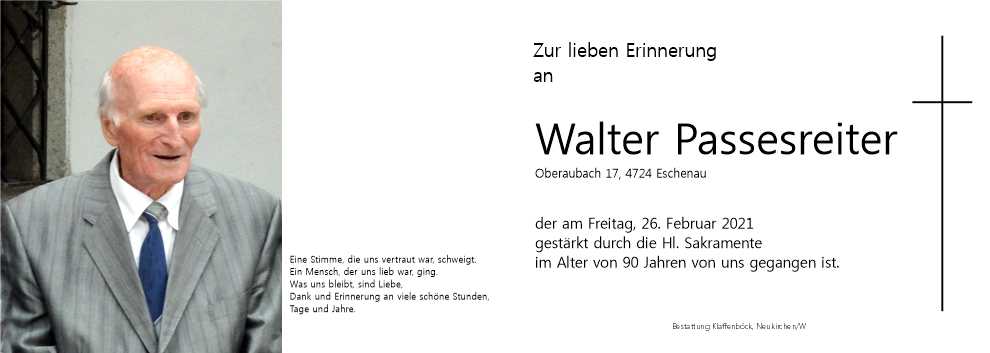 Walter  Passesreiter