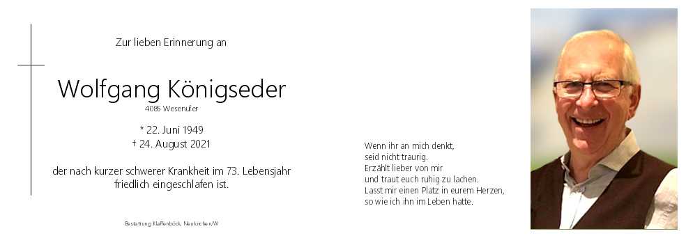 Wolfgang  Königseder