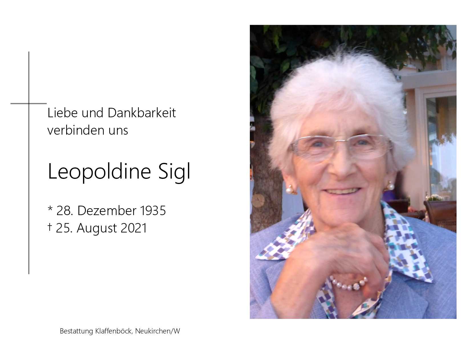 Leopoldine  Sigl