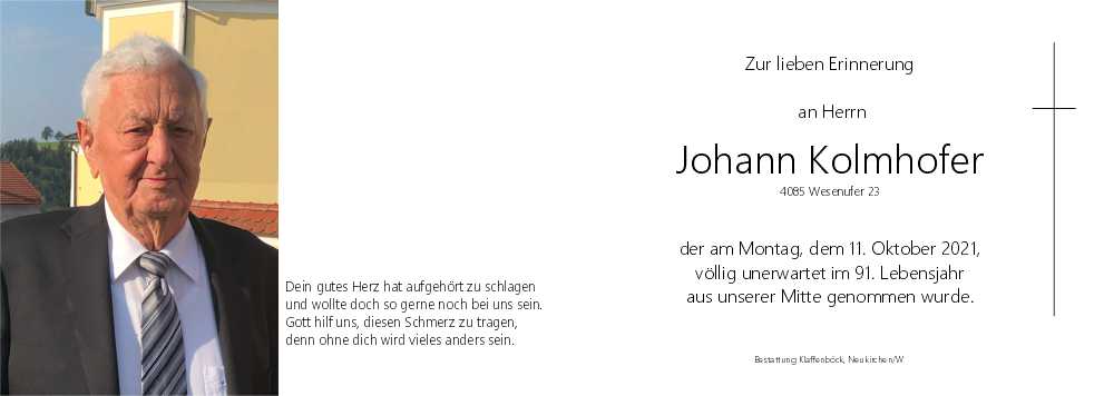 Johann Kolmhofer