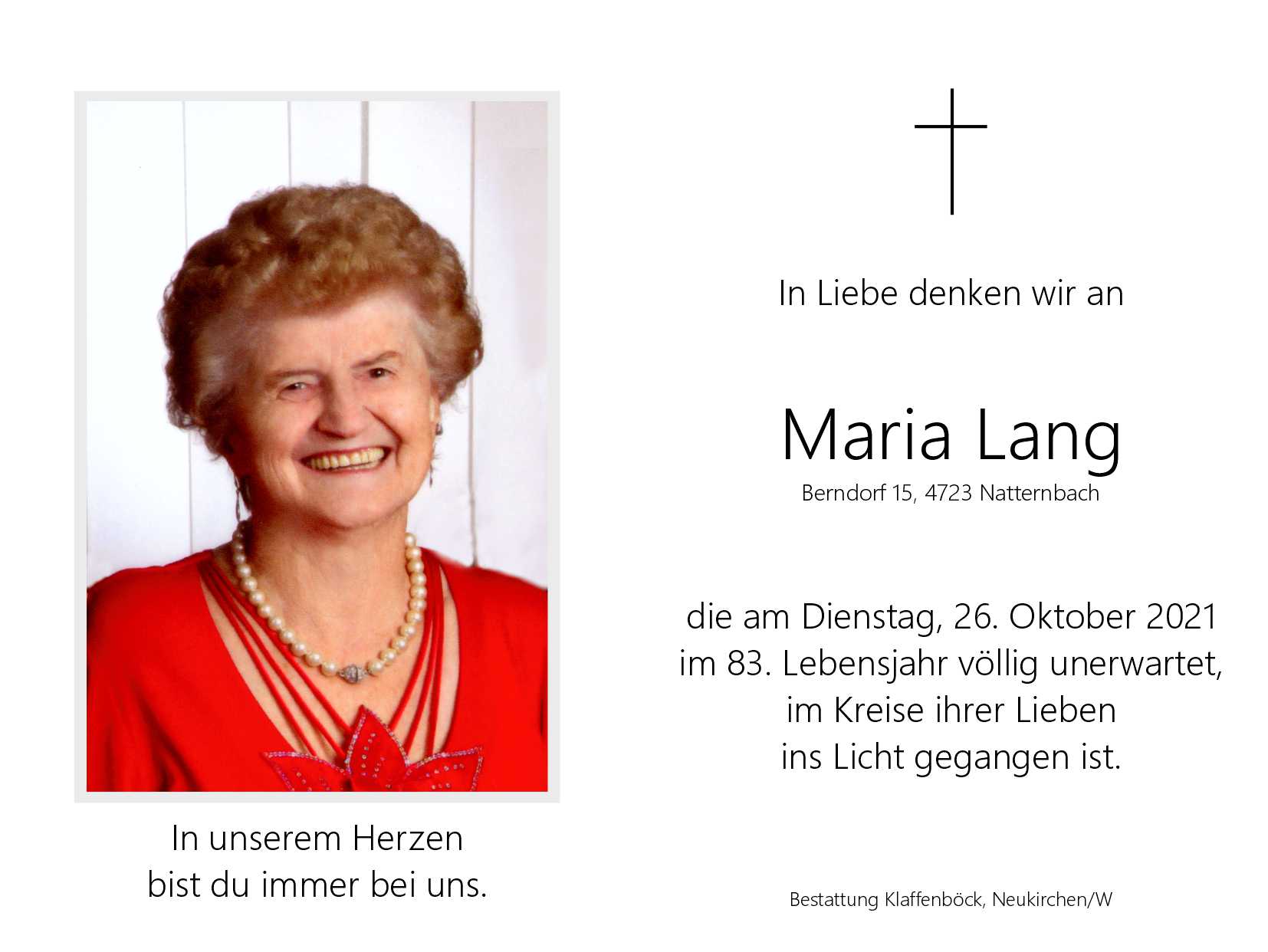 Maria Lang