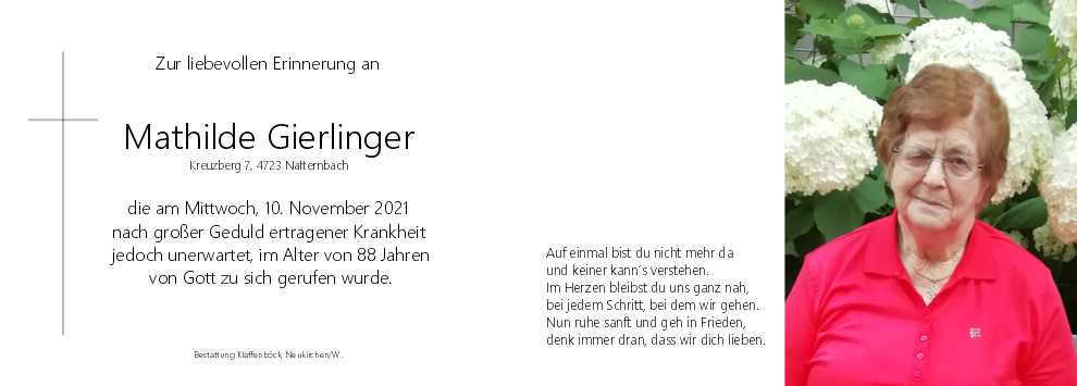 Mathilde Gierlinger