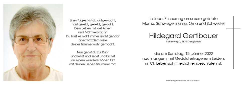 Hildegard  Gertlbauer