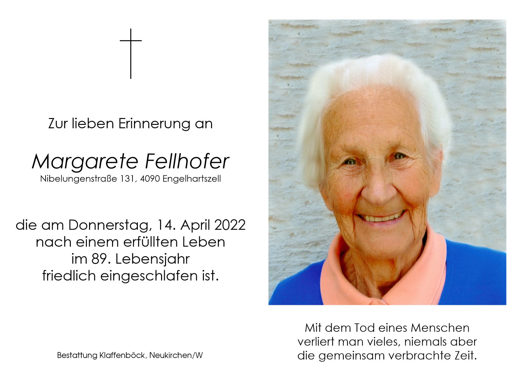 Margarete  Fellhofer