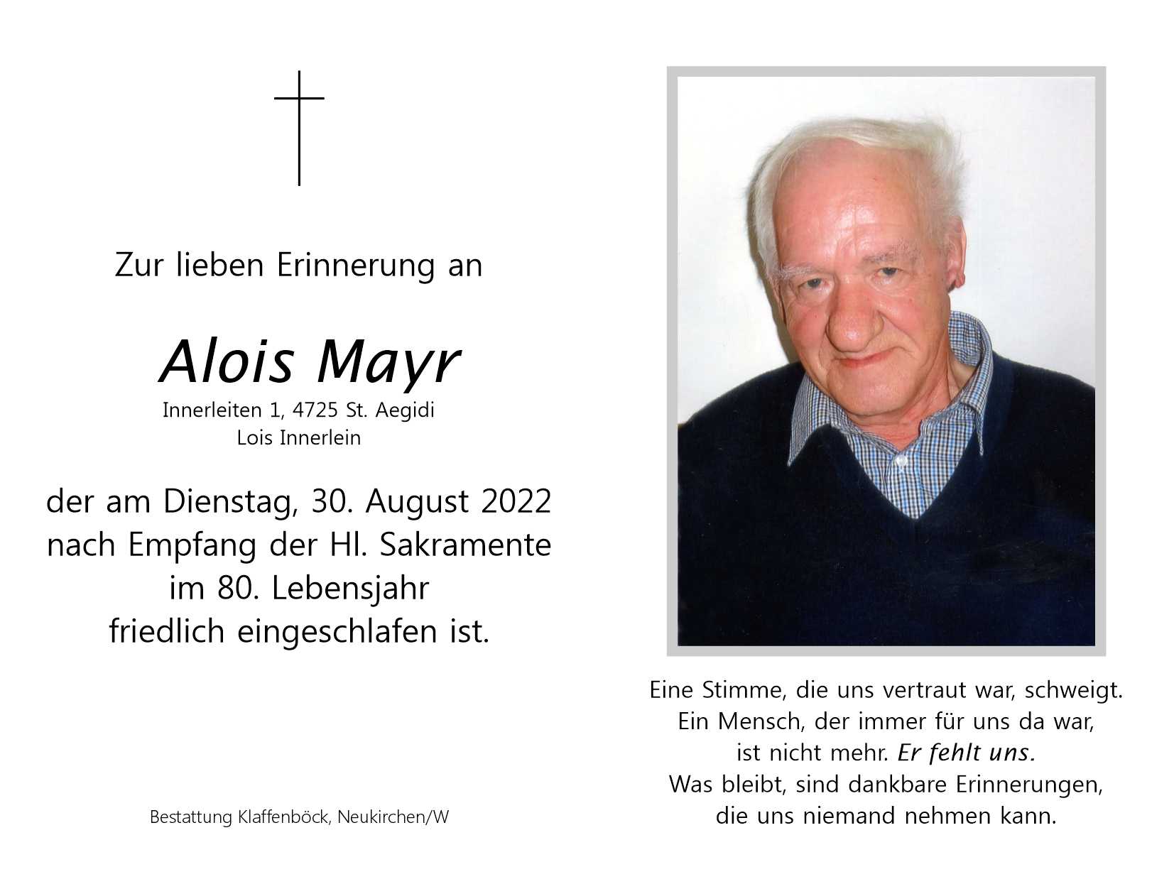 Alois Mayr