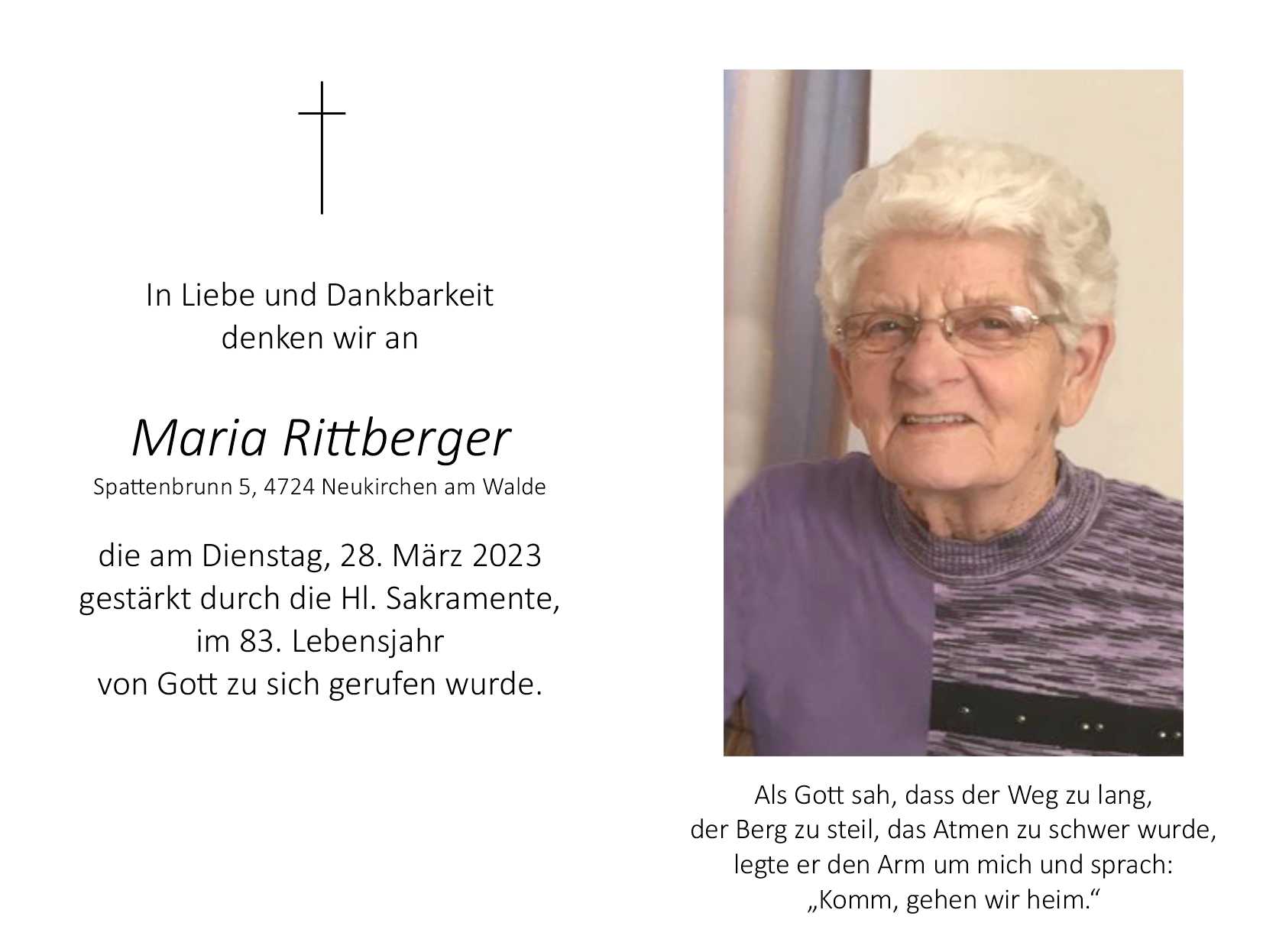 Maria  Rittberger