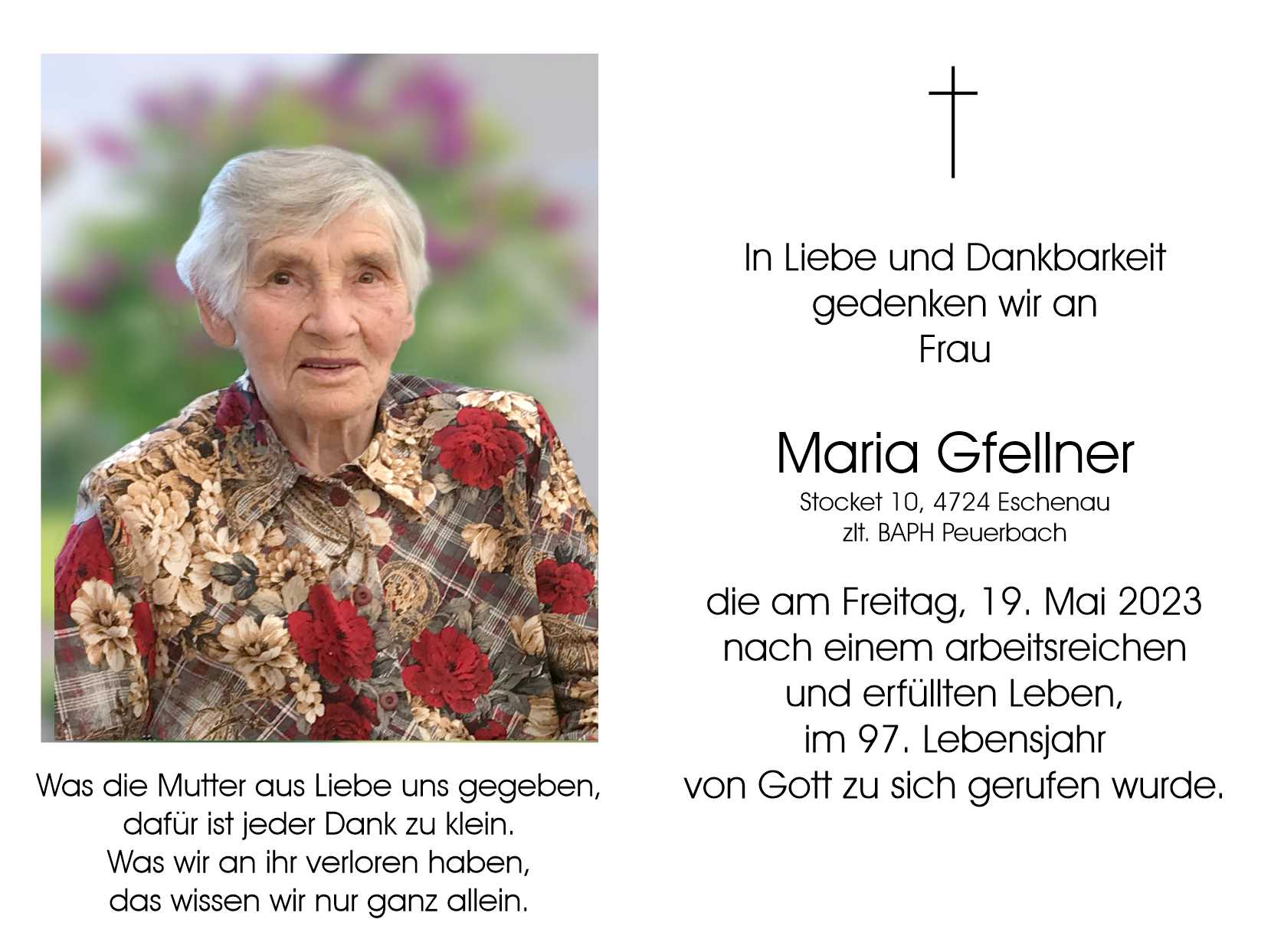 Maria Gfellner