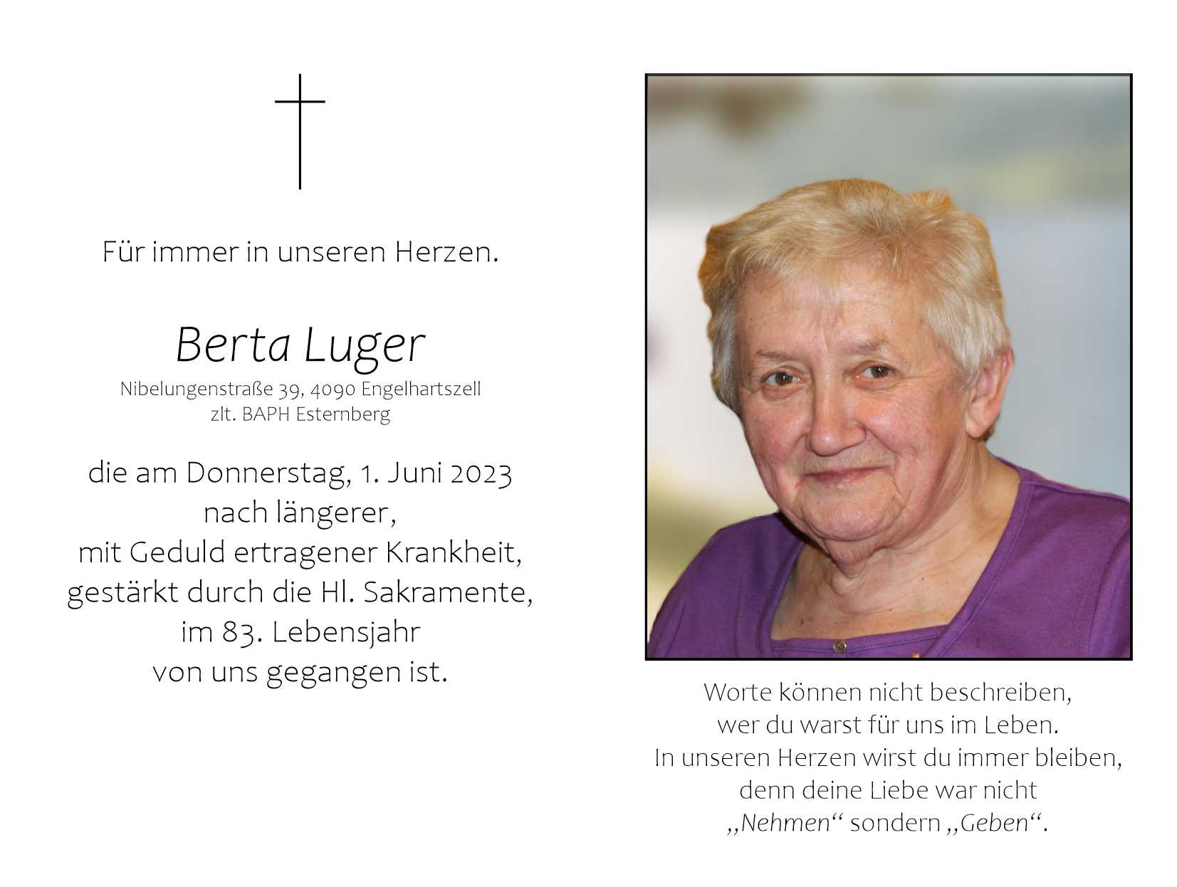 Berta Luger