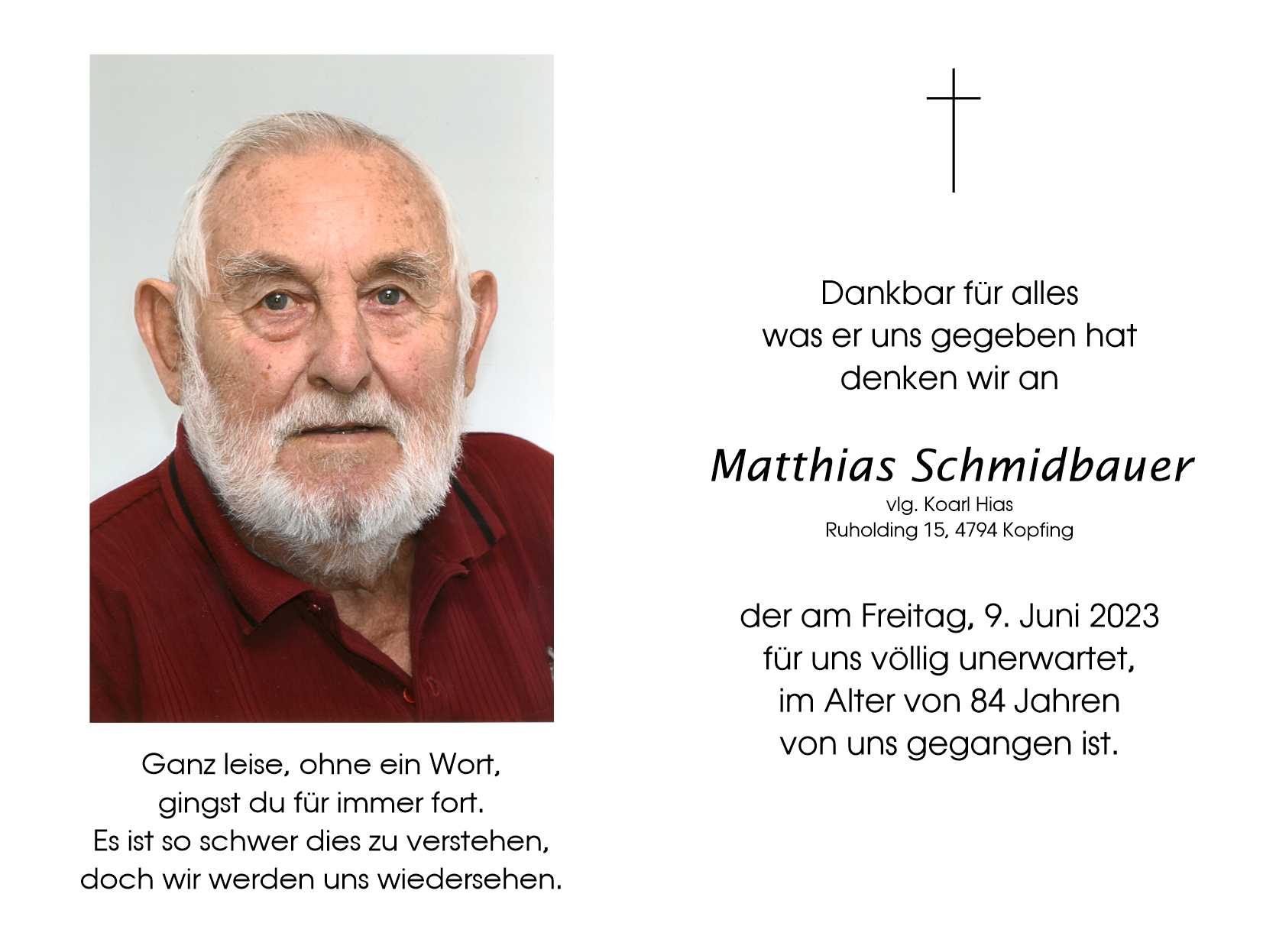 Matthias Schmidbauer