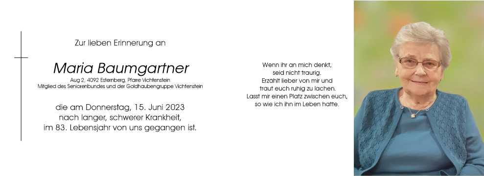 Maria Baumgartner