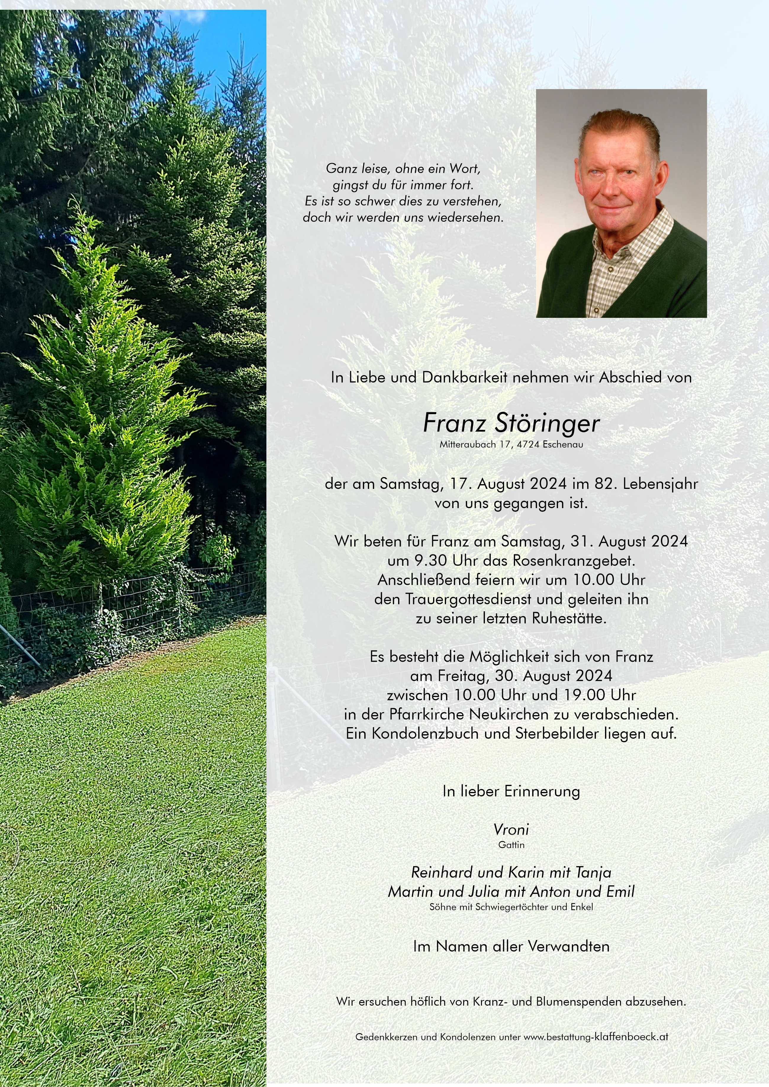 Franz  Störinger