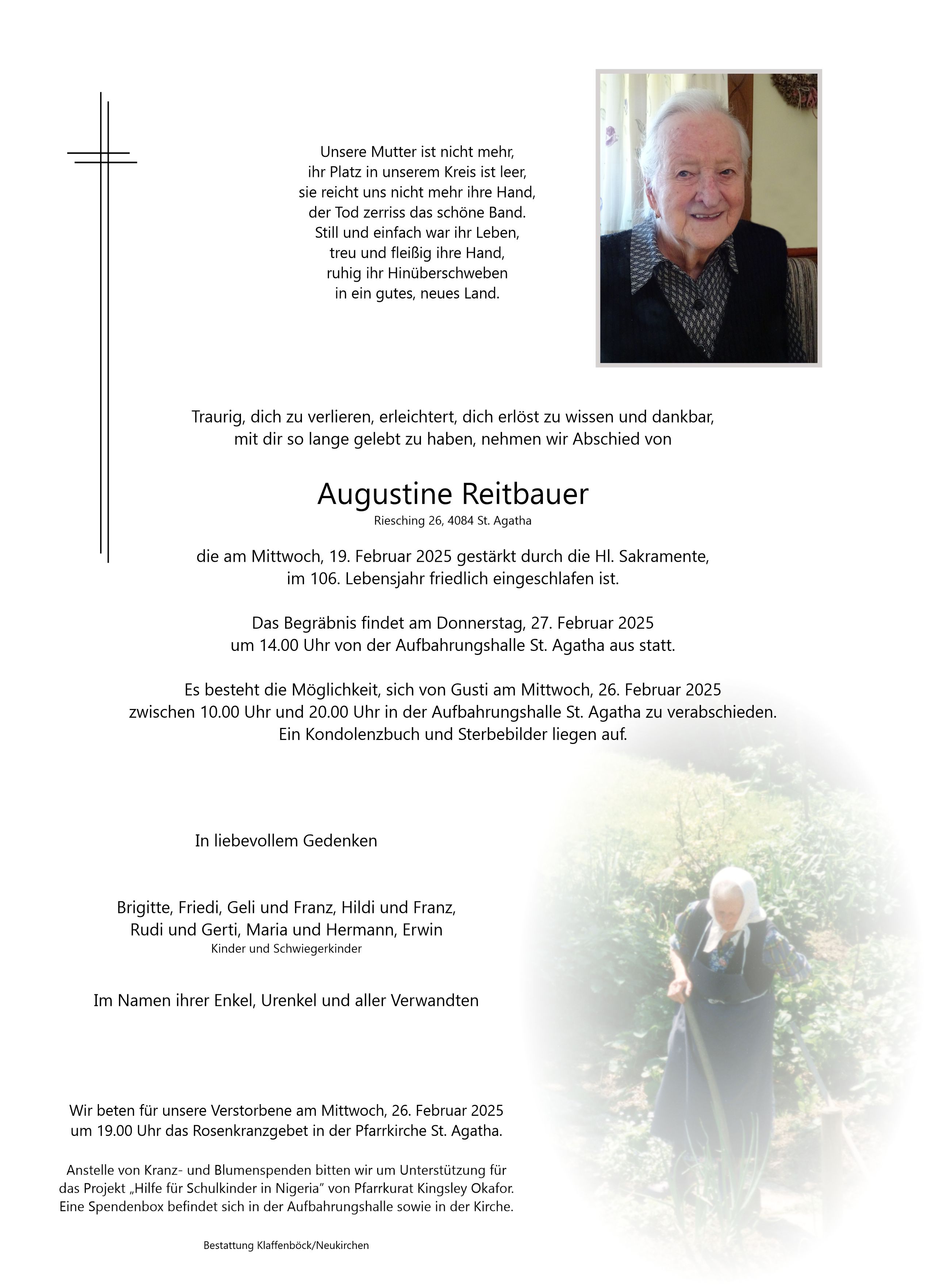 Augustine  Reitbauer