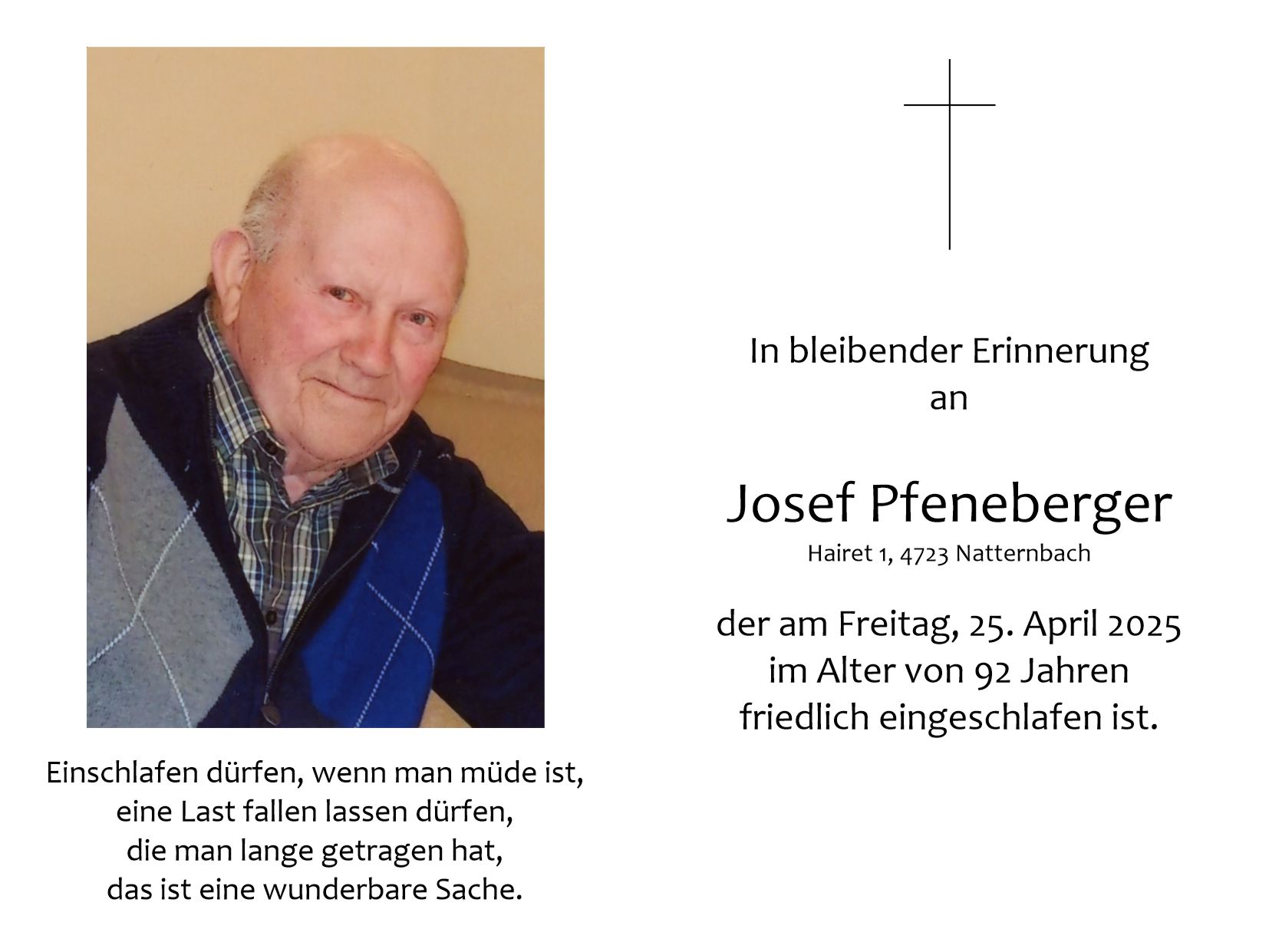 Josef  Pfeneberger