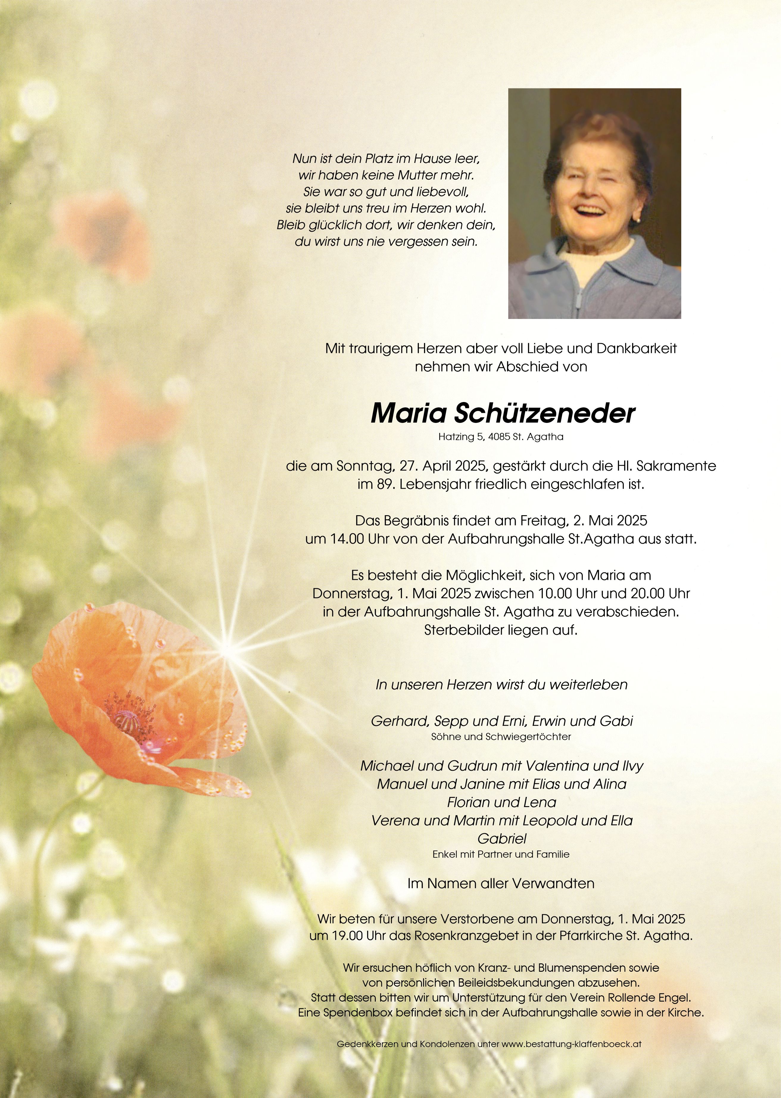 Maria  Schützeneder