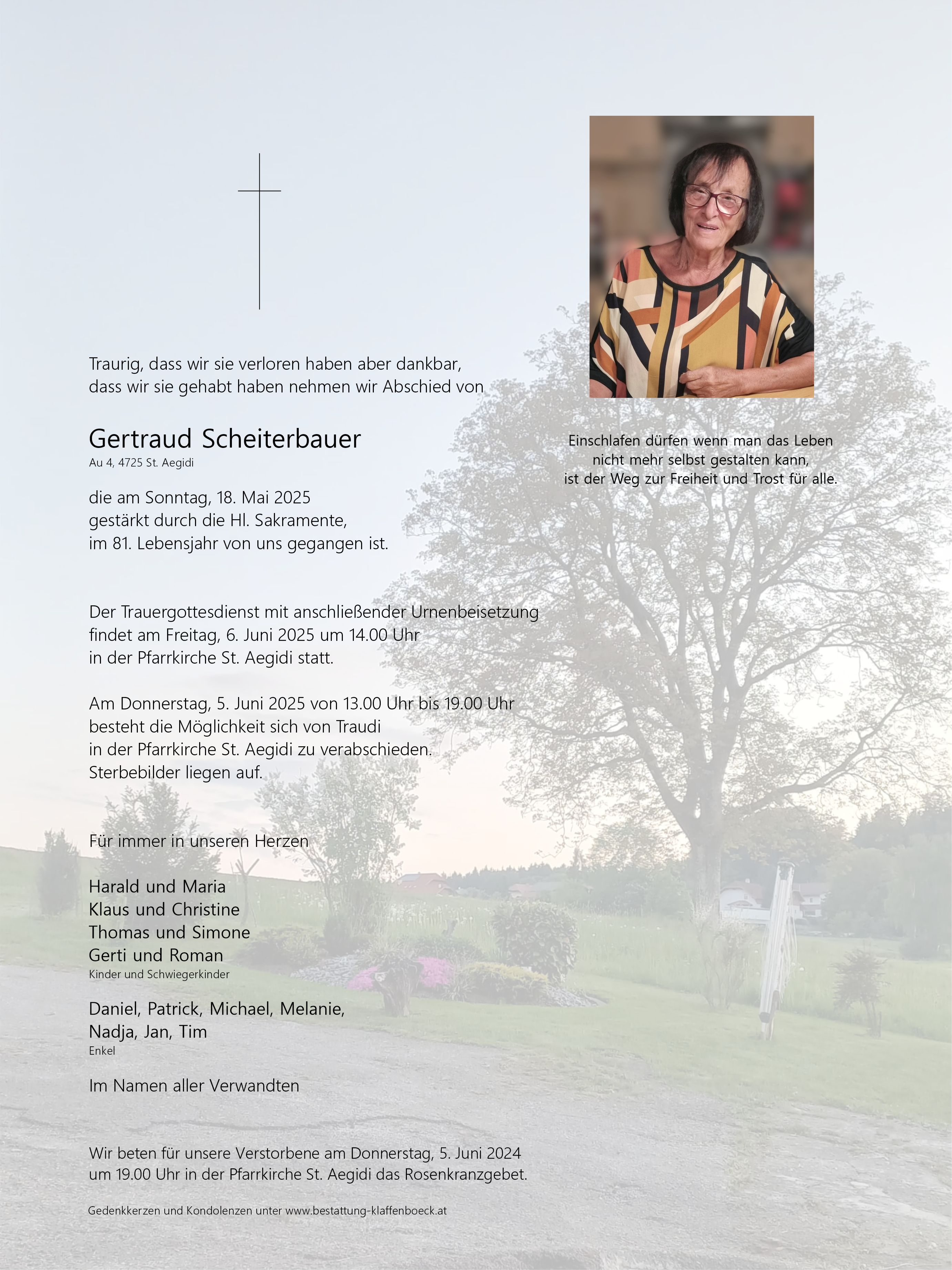 Gertraud  Scheiterbauer