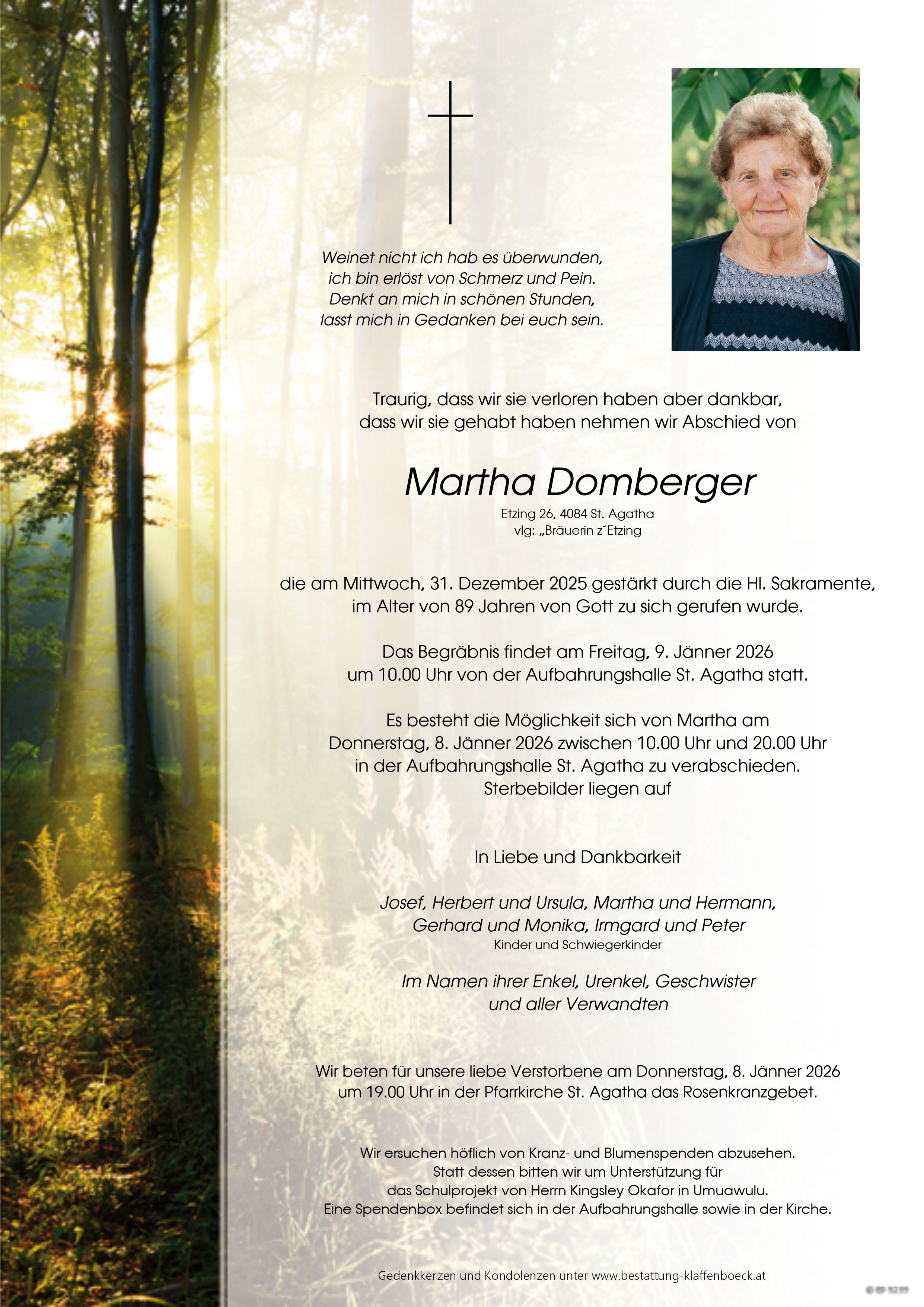 Martha  Domberger